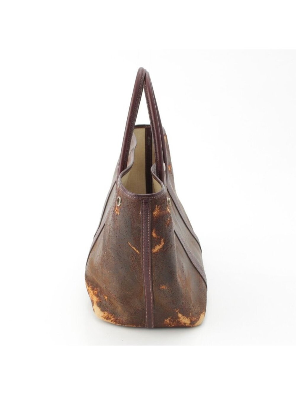 Hermes Amazonia Vintage Garden Party Tote Brown - Picture 3 of 10